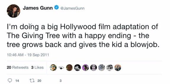 Disney Fired James Gunn Because Of His Comments About Pedophilia