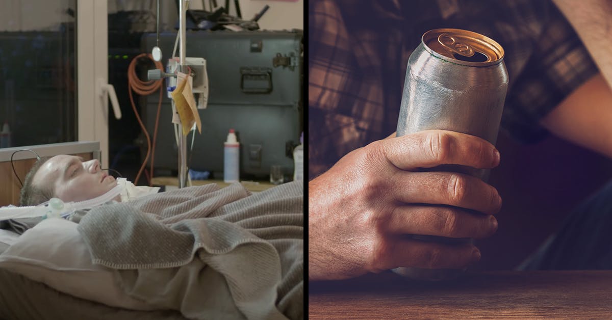 paralyzed man asks for beer